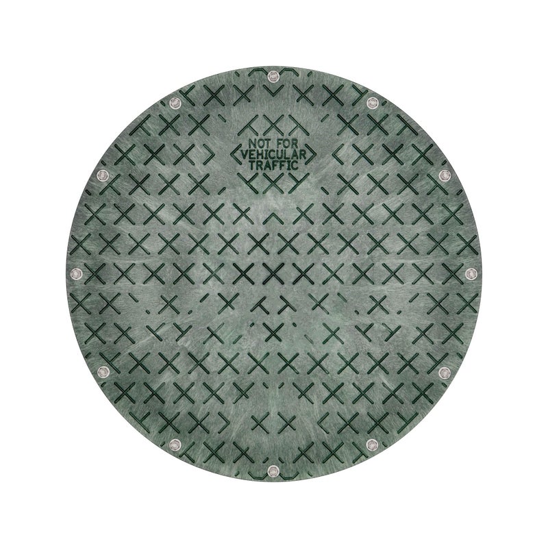 Jackel Large Sewage Basin Cover (Model: SF24B-GR) Green - Image 1